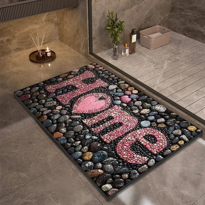 Non Slip Natural Fiber Bathroom Mat