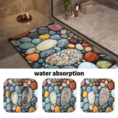Non Slip Natural Fiber Bathroom Mat - Cofik