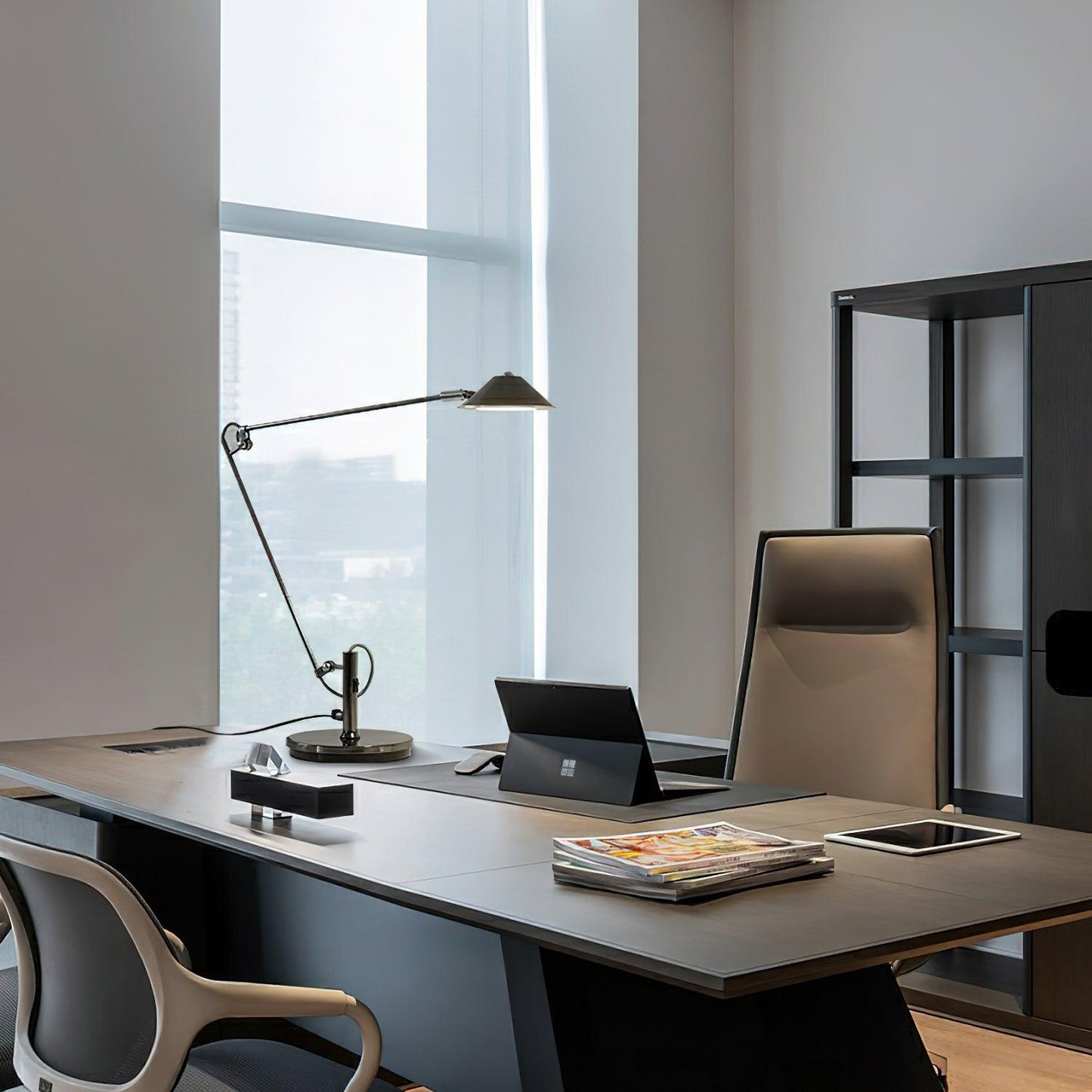 Tall Slim Floor Table Lamp