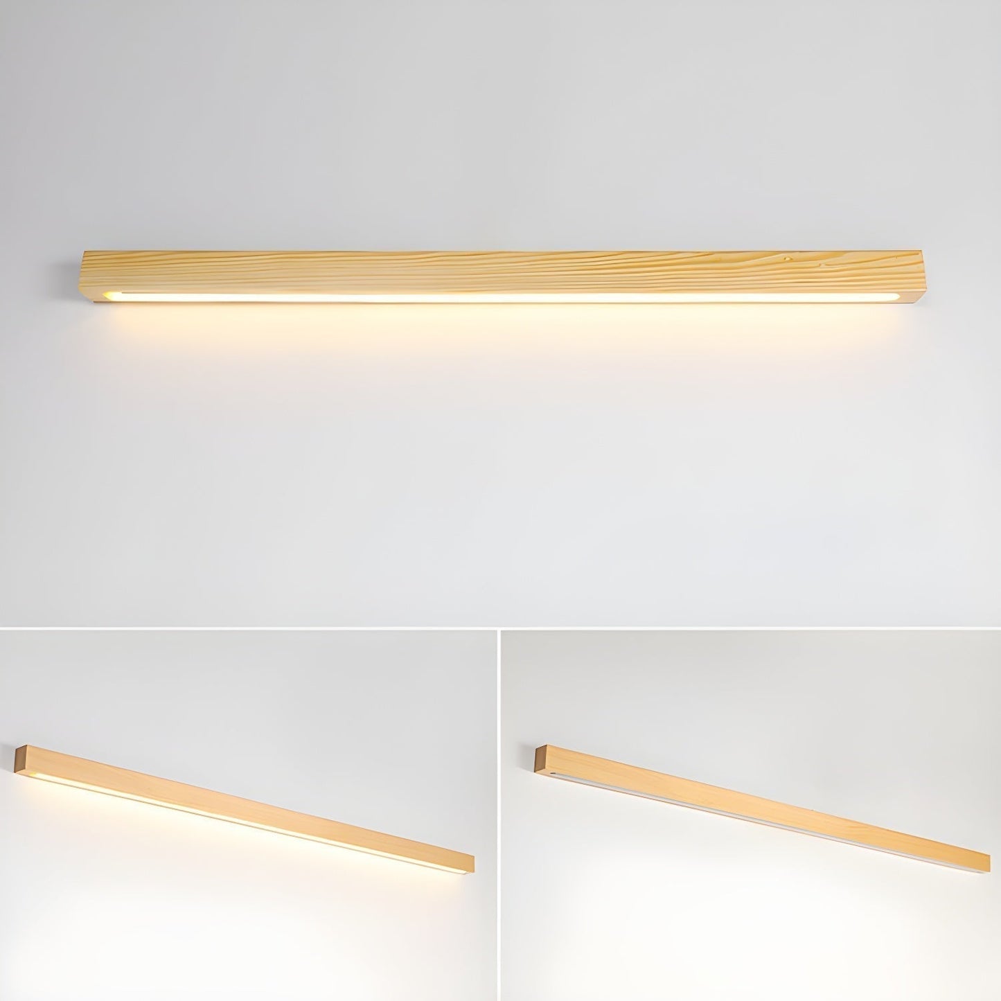 Modern Wooden Wall Mount Lamp
