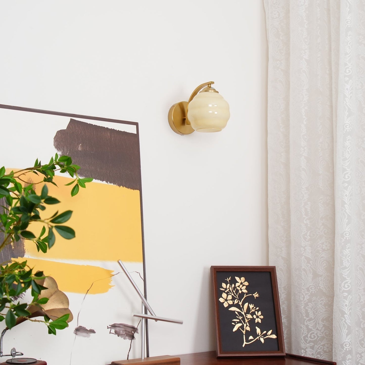 Classic Antique Brass Wall Light Lamp