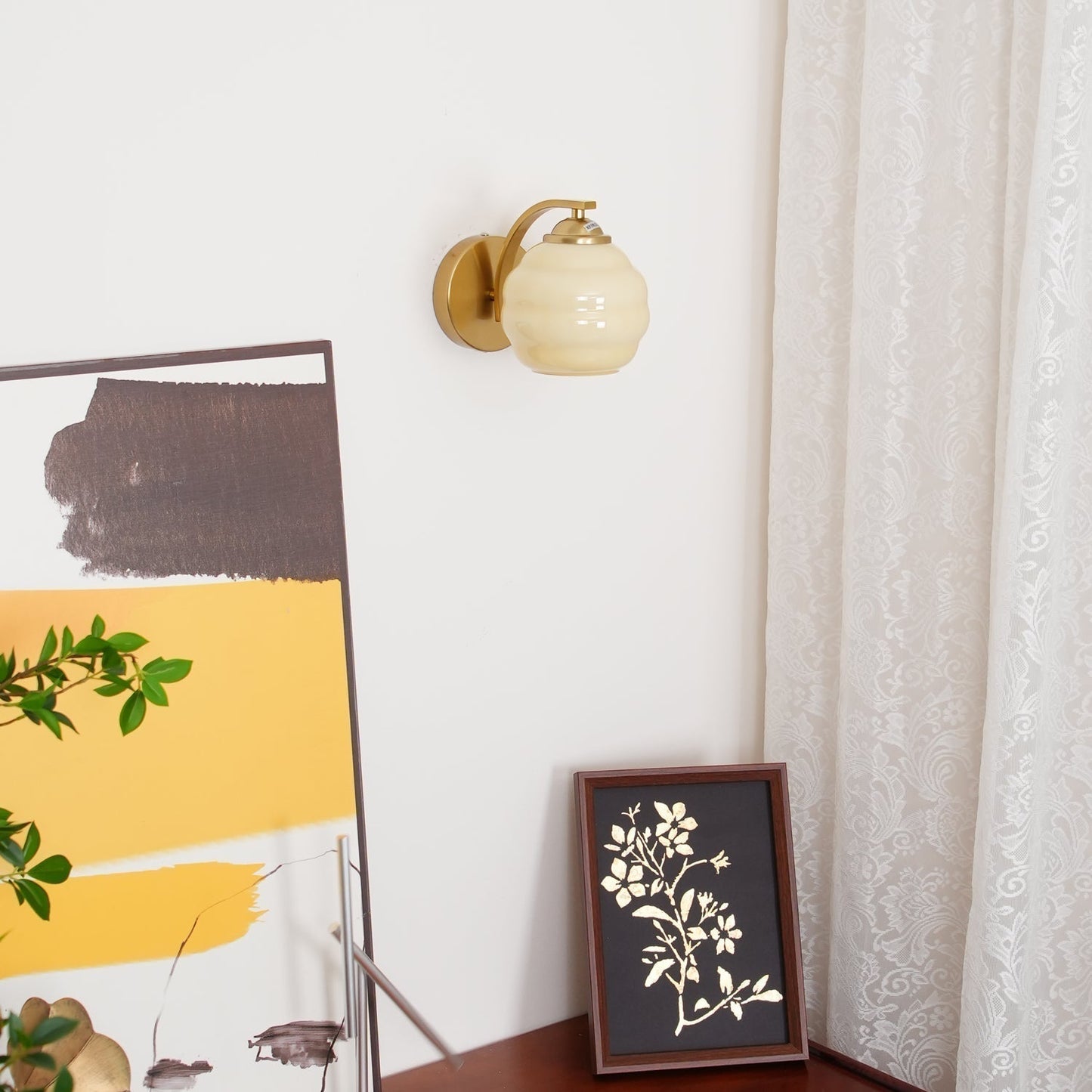 Classic Antique Brass Wall Light Lamp