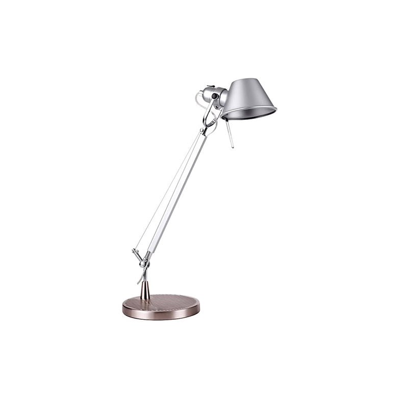 Rustic Stone Rocking Arm Lamp