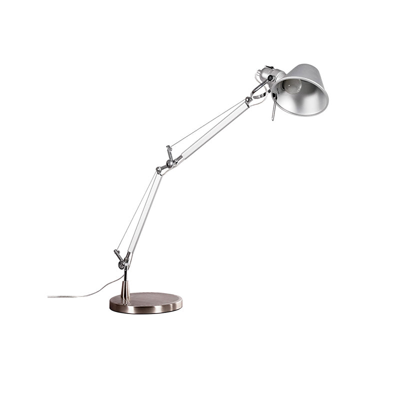 Rustic Stone Rocking Arm Lamp