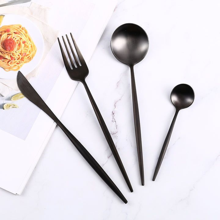 Premium Metal Silverware Set for Home Dining