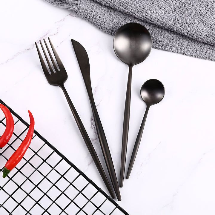Premium Metal Silverware Set for Home Dining