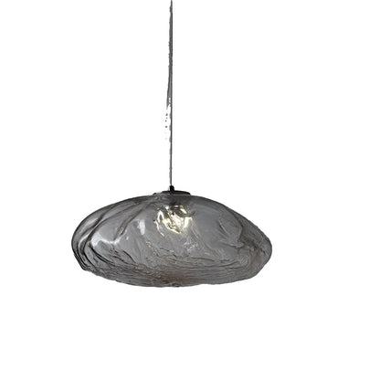 Sleek Glass Pendant Lamp for Kitchen Island
