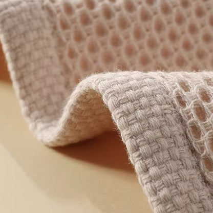 Natural Honeycomb Pattern Kitchen Towel Set