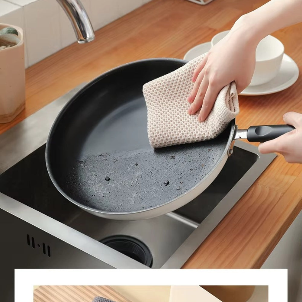 Natural Honeycomb Pattern Kitchen Towel Set