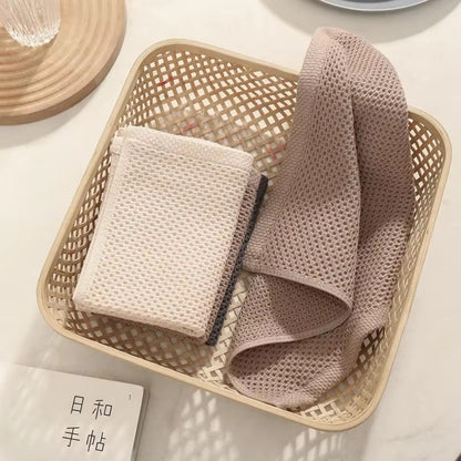 Natural Honeycomb Pattern Kitchen Towel Set