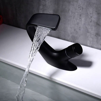 Contemporary Chrome Bathroom Faucet Mixer Tap