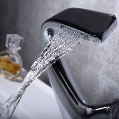 Contemporary Chrome Bathroom Faucet Mixer Tap