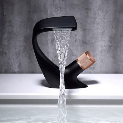 Contemporary Chrome Bathroom Faucet Mixer Tap
