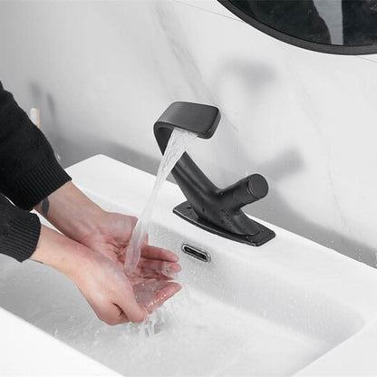 Contemporary Chrome Bathroom Faucet Mixer Tap