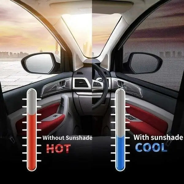 Car Sunshade and Bug Screen - Portable and Ventilated