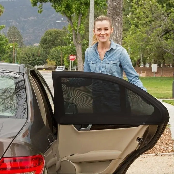 Car Sunshade and Bug Screen - Portable and Ventilated