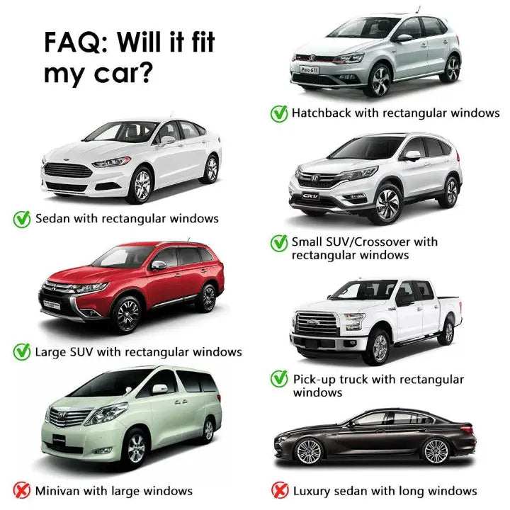 Car Sunshade and Bug Screen - Portable and Ventilated