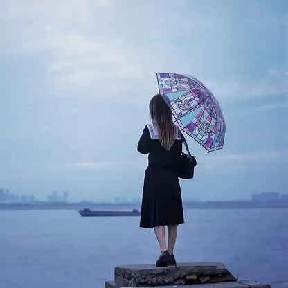 Classic Windproof Umbrella with Elegant Design