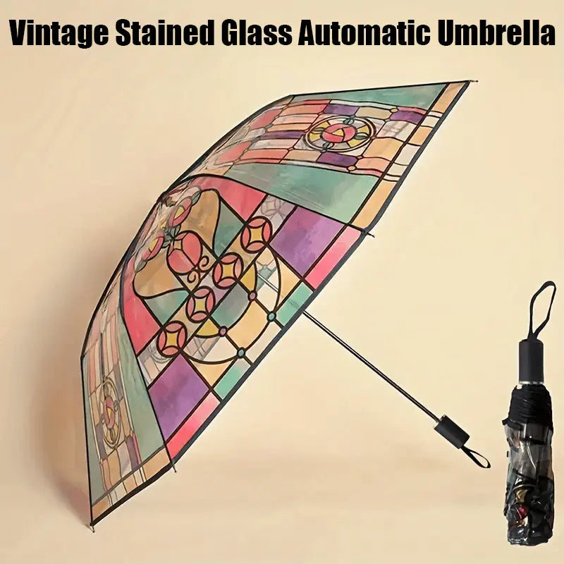 Classic Windproof Umbrella with Elegant Design