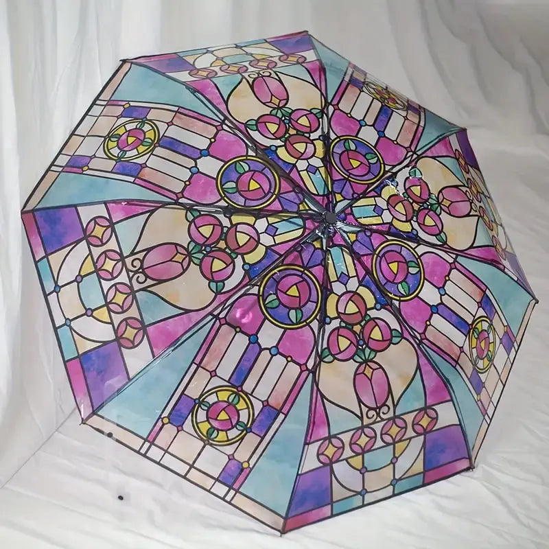 Classic Windproof Umbrella with Elegant Design