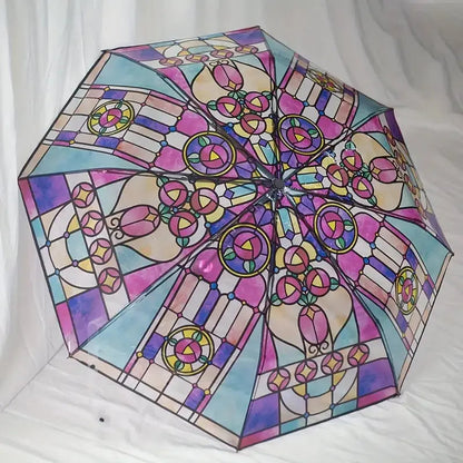 Classic Windproof Umbrella with Elegant Design