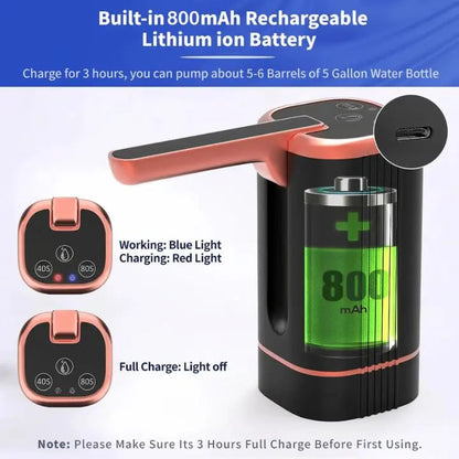 Portable Electric Water Pump Dispenser
