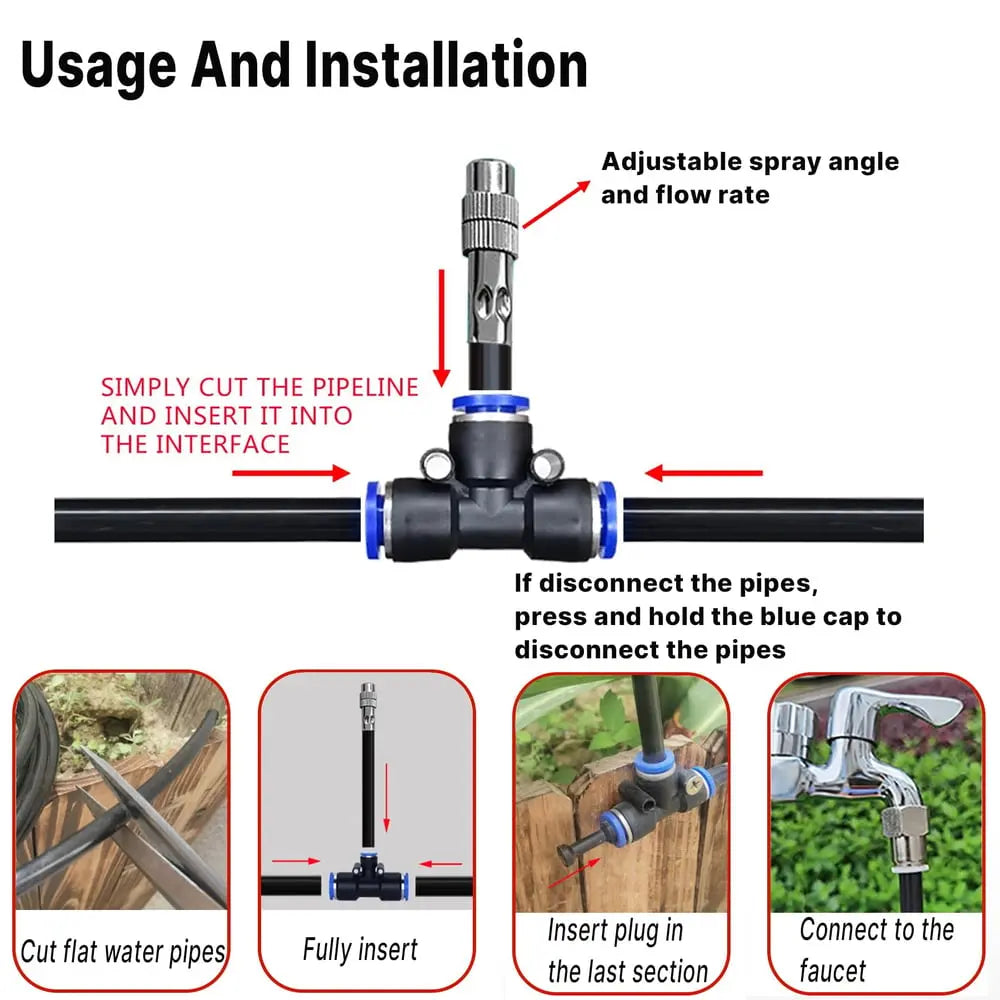 Easy Watering System for Garden and Balcony