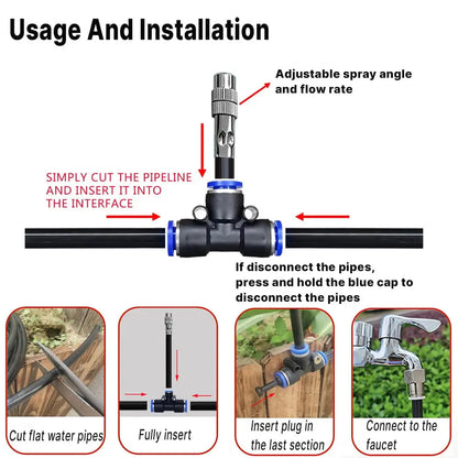 Easy Watering System for Garden and Balcony