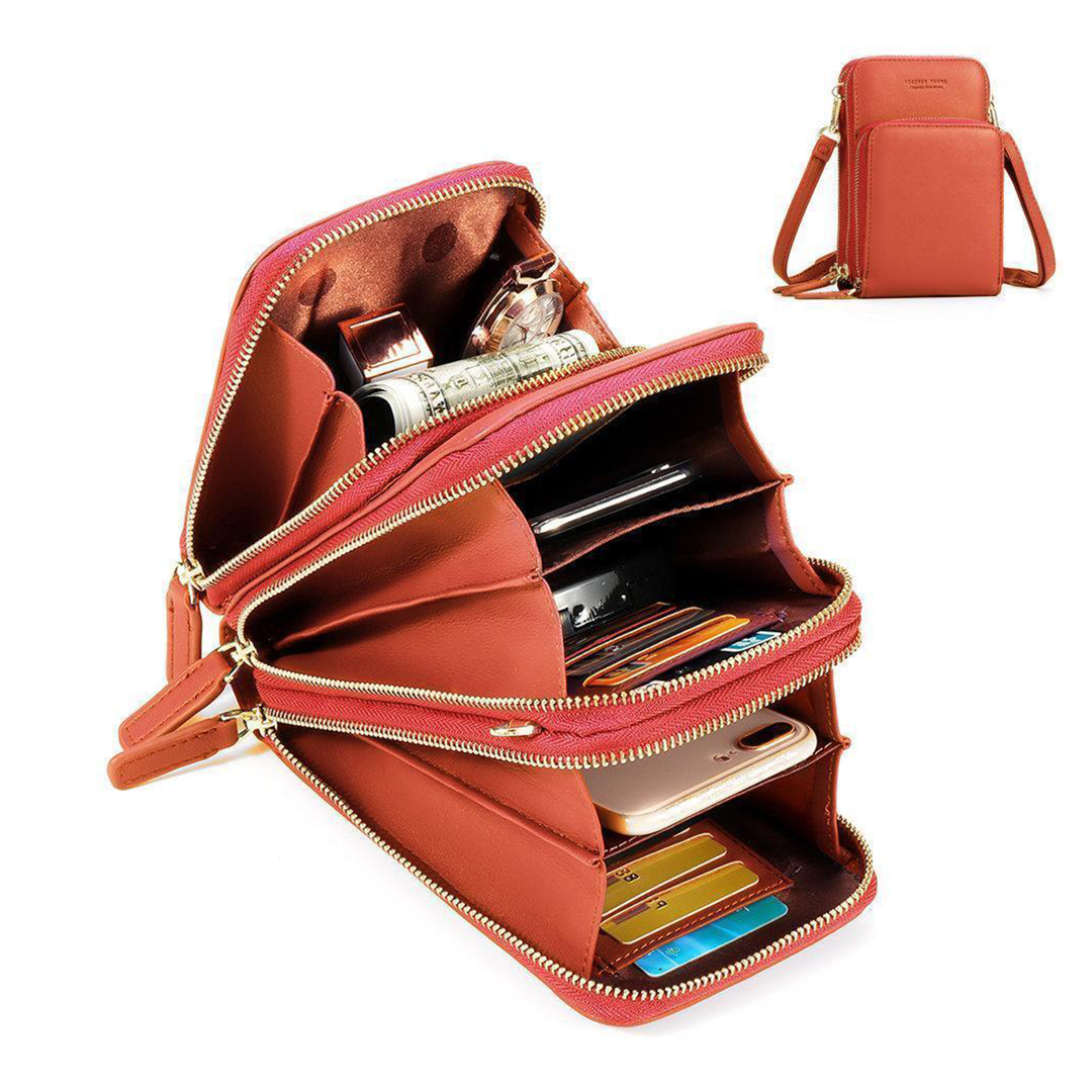 Premium Leather Phone Wallet Bag