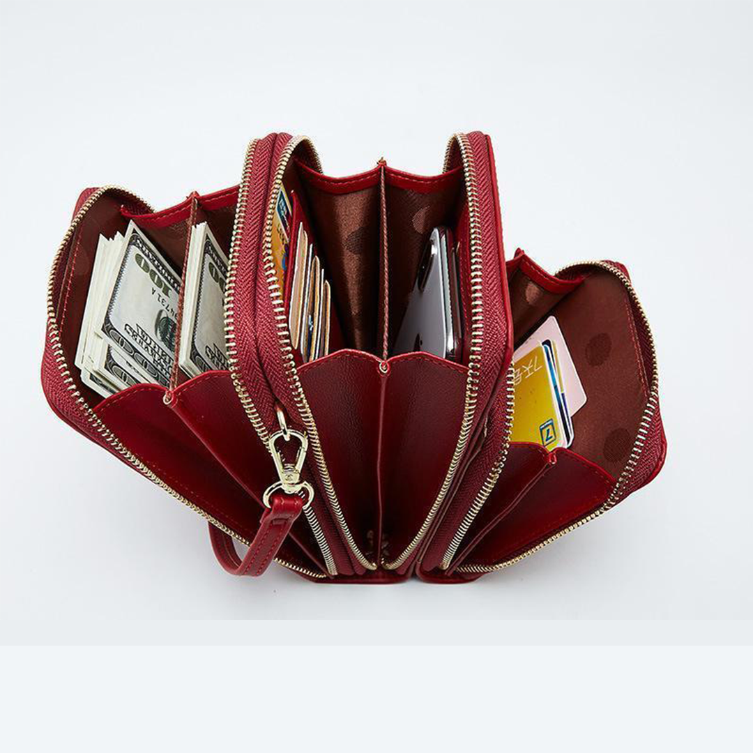 Premium Leather Phone Wallet Bag