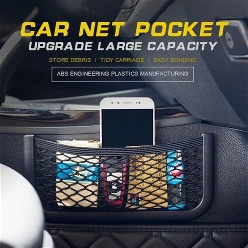 Car Back Seat Storage Net Pocket - Cofik
