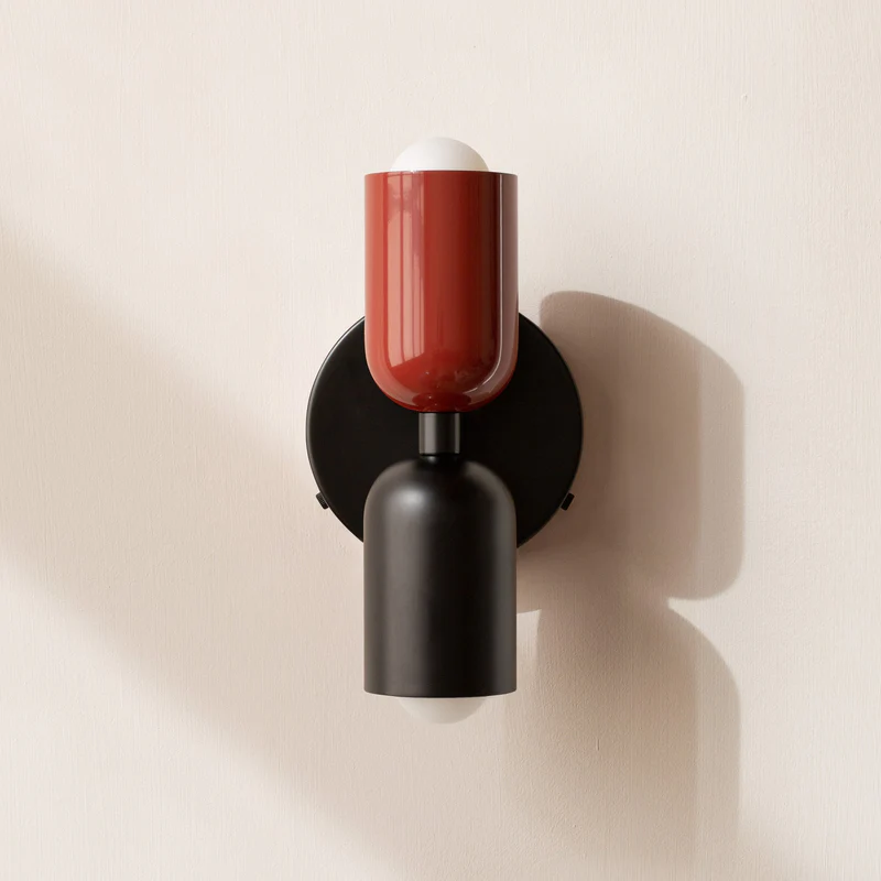 Contemporary Dual Head LED Wall Lamp