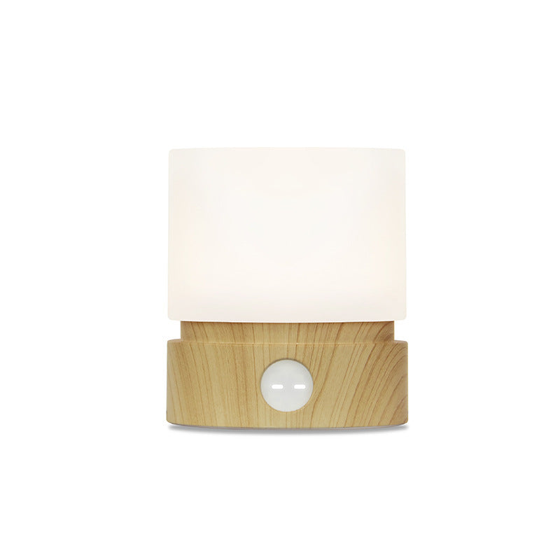 Modern Compact Rechargeable LED Bedside Lamp