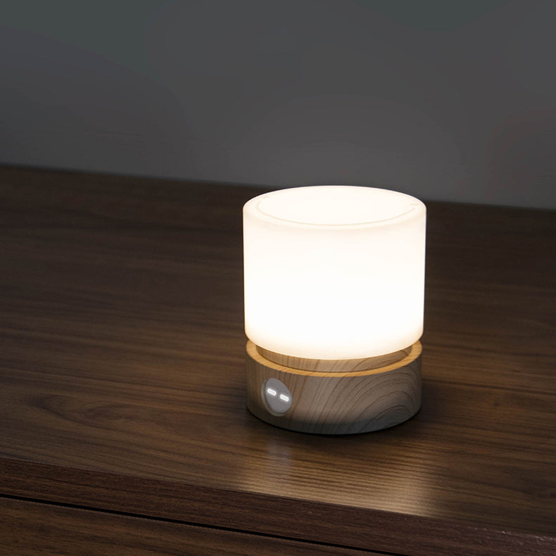 Modern Compact Rechargeable LED Bedside Lamp