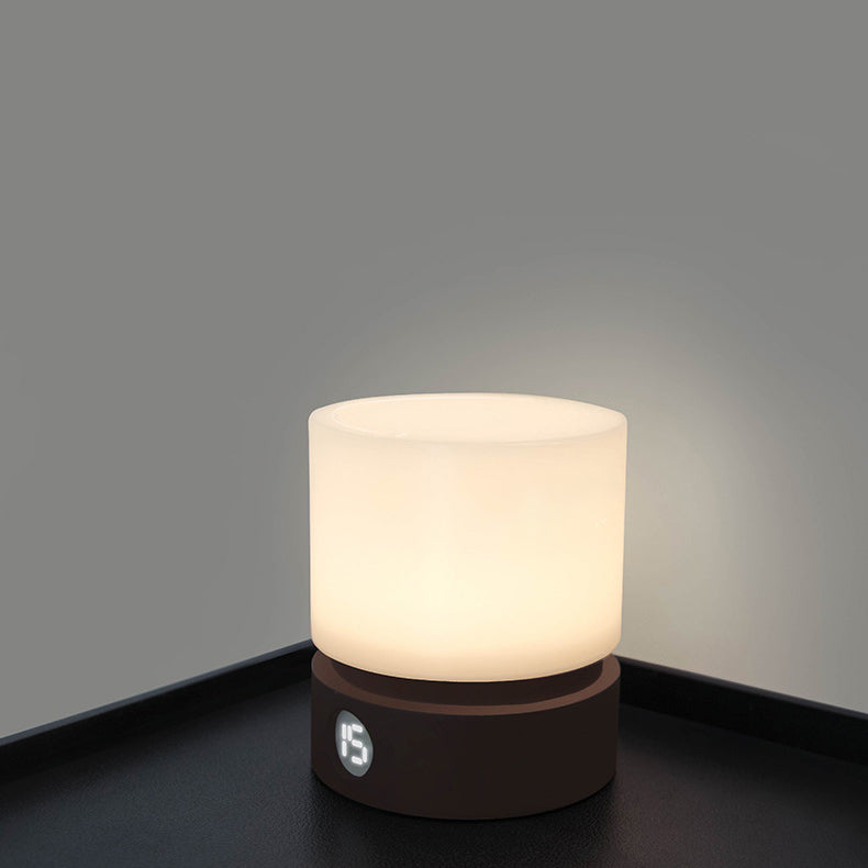 Modern Compact Rechargeable LED Bedside Lamp