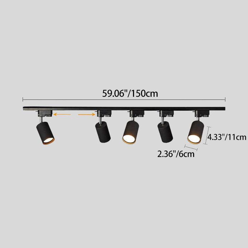 Contemporary 3 Head LED Adjustable Ceiling Spotlight