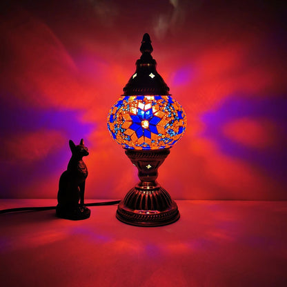 Classic Elegant Glass Metal Table Lamp