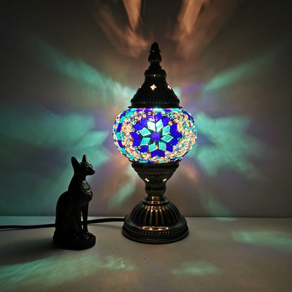 Classic Elegant Glass Metal Table Lamp