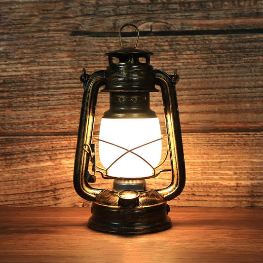 Classic Rustic Metal LED Table Lamp for Living Room - Cofik
