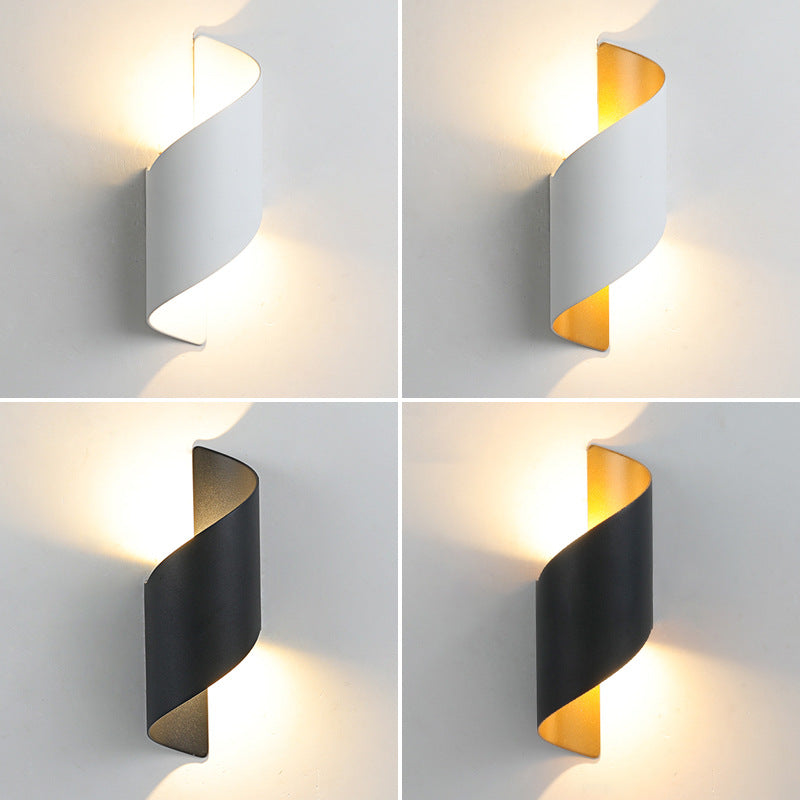 Slim Waterproof LED Bedroom Wall Lamp
