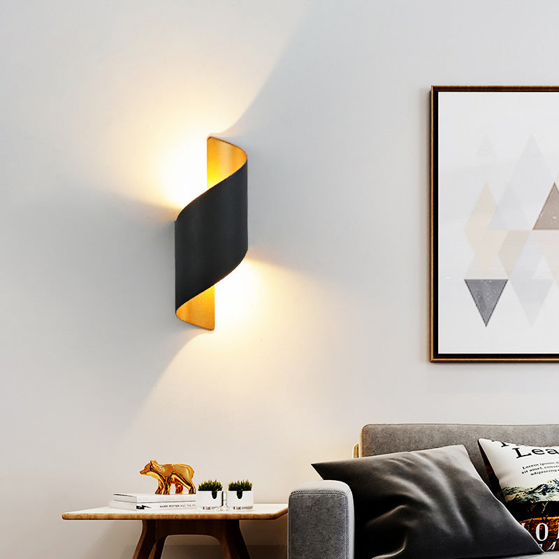 Slim Waterproof LED Bedroom Wall Lamp