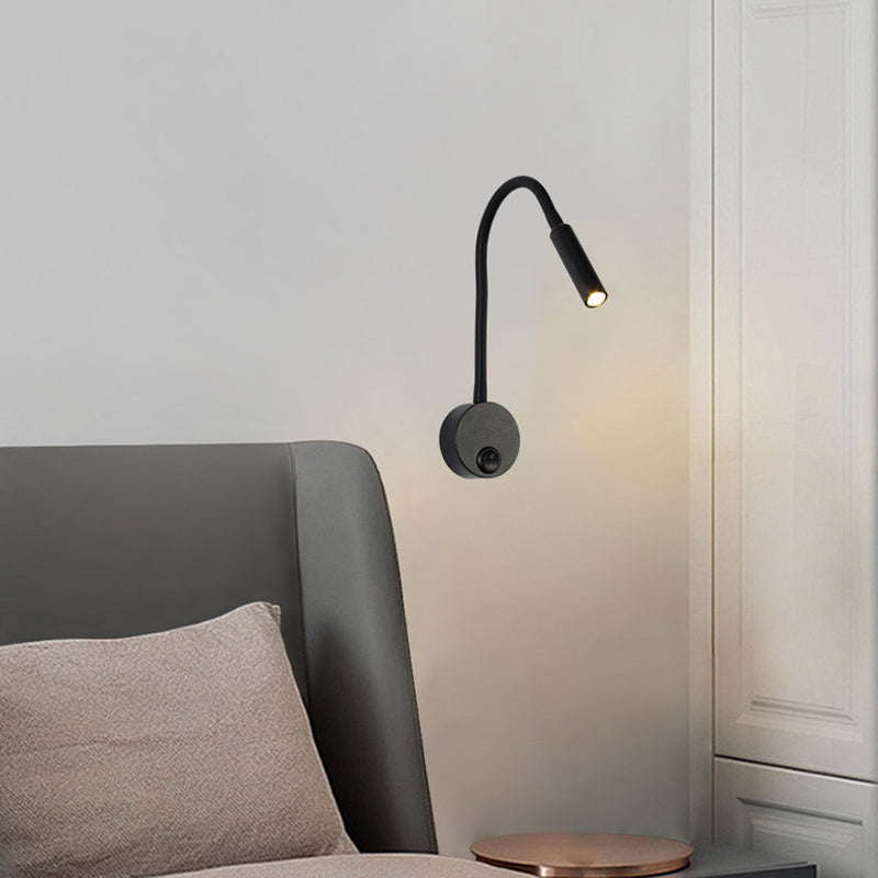 Sleek Simple LED Reading Wall Light for Bedroom