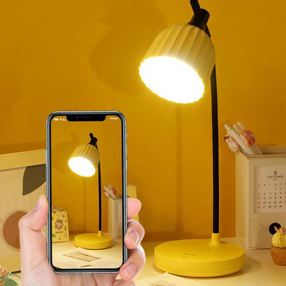 Sleek Compact Round LED Desk Lamp For Home