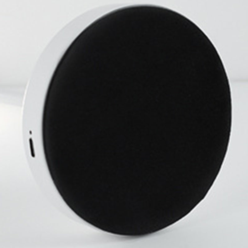Sleek Minimalist Round Glass Metal LED Desk Lamp