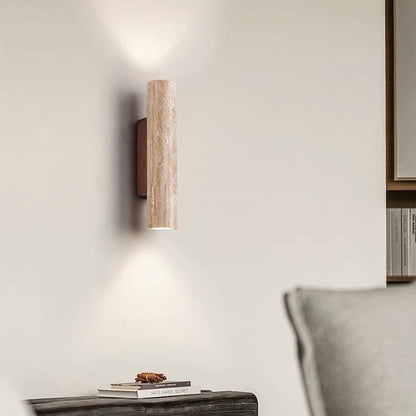 Natural Stone Double Wall Light - Modern Scandinavian Style