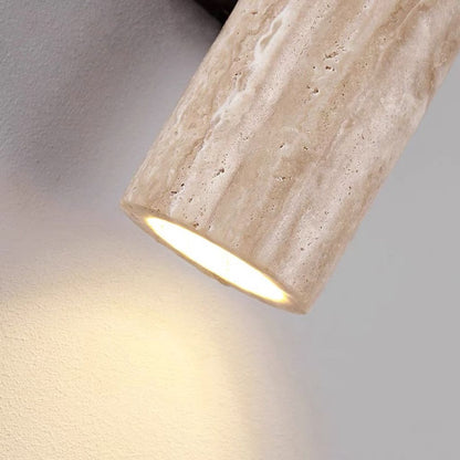 Natural Stone Double Wall Light - Modern Scandinavian Style