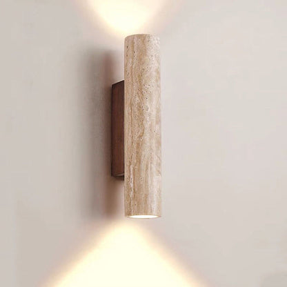 Natural Stone Double Wall Light - Modern Scandinavian Style
