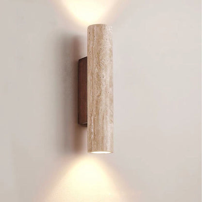 Natural Stone Double Wall Light - Modern Scandinavian Style