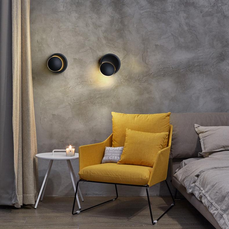Modern Round LED Wall Lamp for Bedroom - Cofik