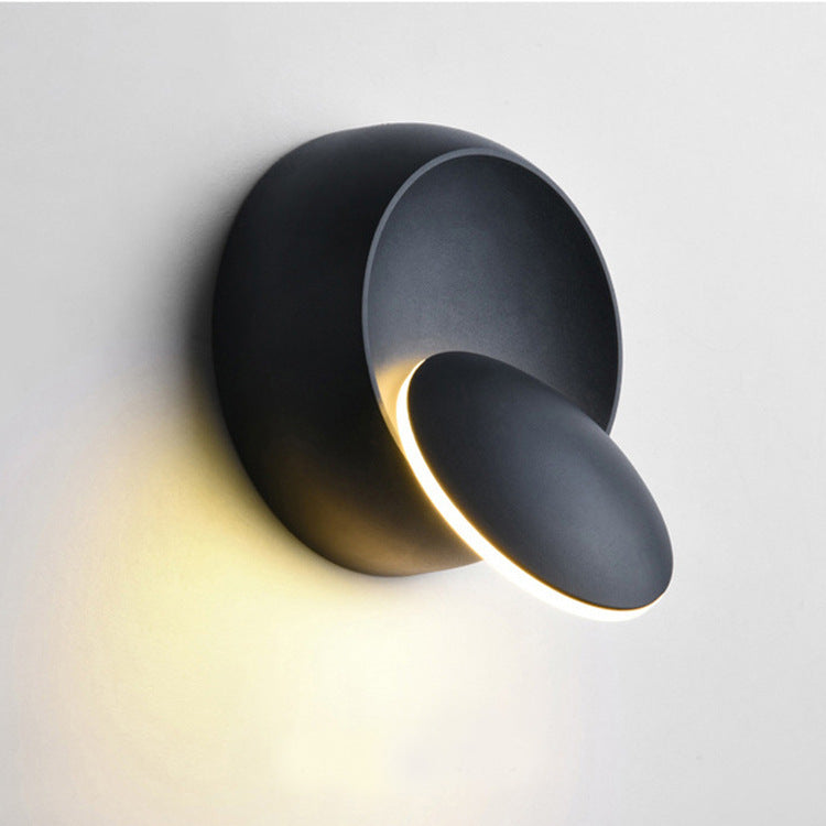 Modern Round LED Wall Lamp for Bedroom